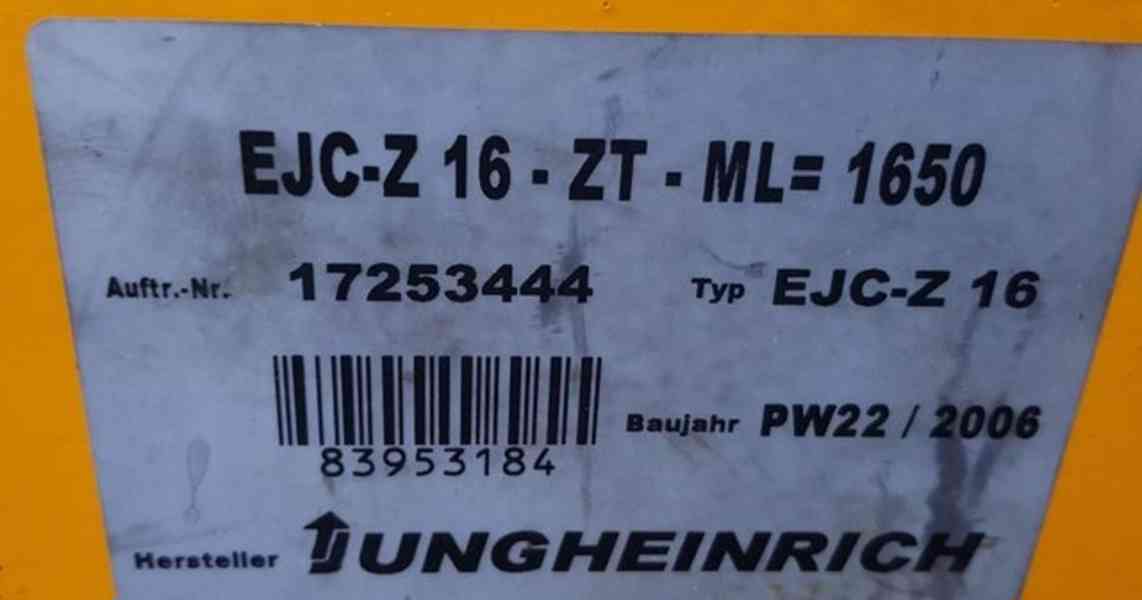 Ručně vedený elektrický vysokozdvižný vozík EJC Z16 (15483.) - foto 10