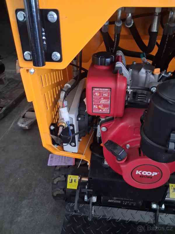 mini dumper -zt500 s hydraulickým sklápěním – Naftový motor  - foto 2