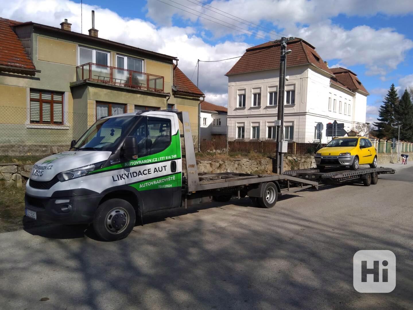 Eko. likvidace autovraků s odvozem i odhlášením - foto 1