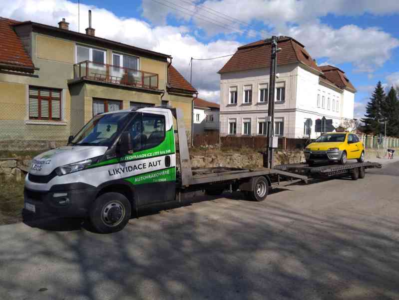 Eko. likvidace autovraků s odvozem i odhlášením
