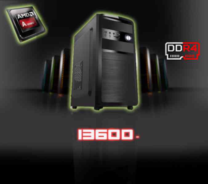 AMD A8 9600 Bristol,8GB,1TB+SSD,RX550-4GB - foto 1