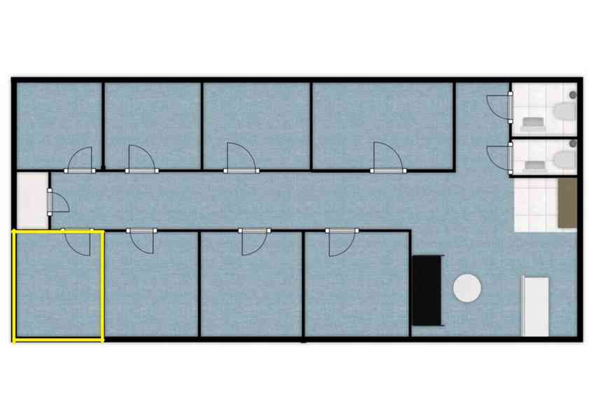PRONÁJEM KANCELÁŘE O CP CCA 11,70 M2, BRNO - KRÁLOVO POLE - foto 6