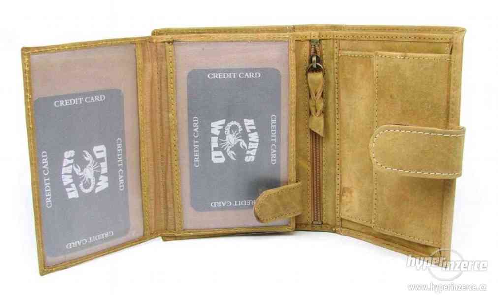 Kožená peněženka pánská s přeskou - foto 4
