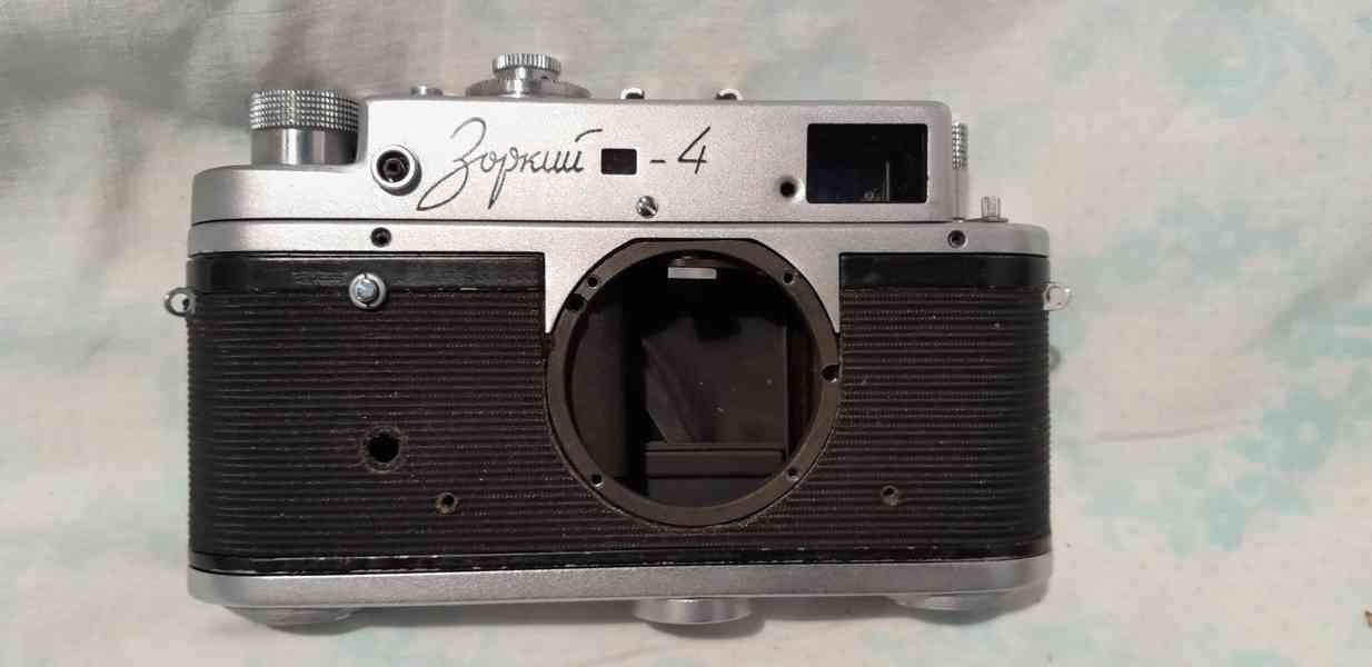 Zorki-4 (Leica style) + druhé tělo na náhradní díly (USSR) - foto 5
