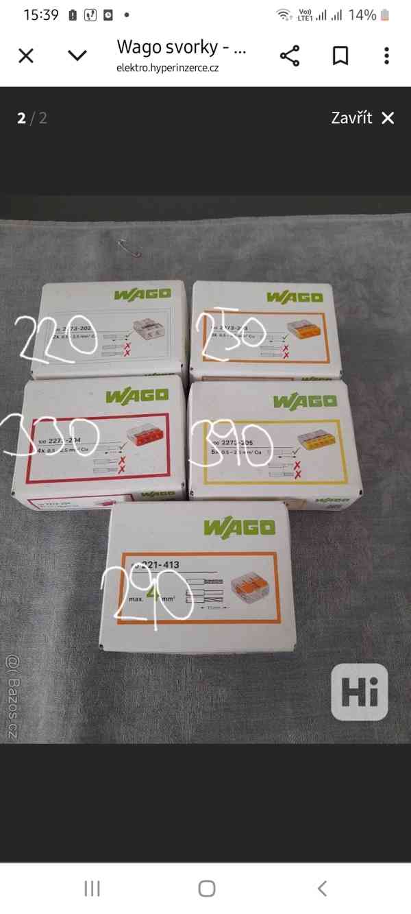 Wago svorky - foto 2