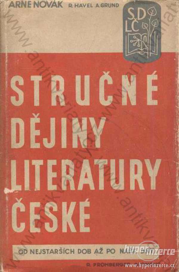 Stručné dějiny literatury české - foto 1
