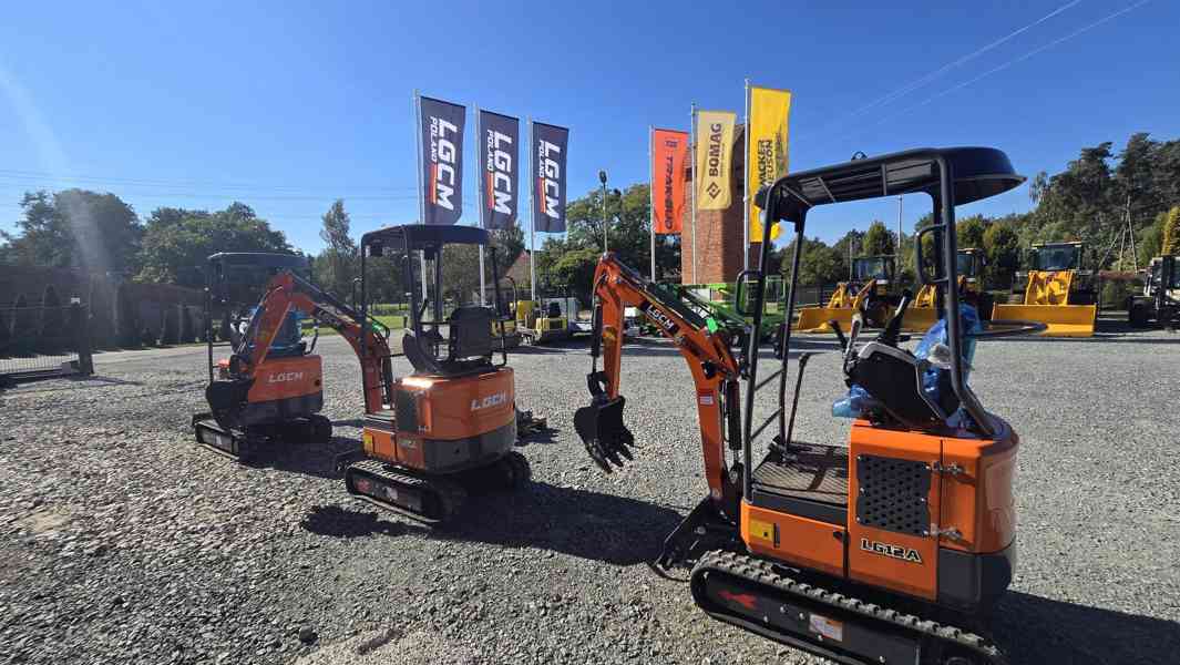 Minibagr LGCM LG12A 1,1 t Kubota +3 lžíce 20/40/80 - foto 4