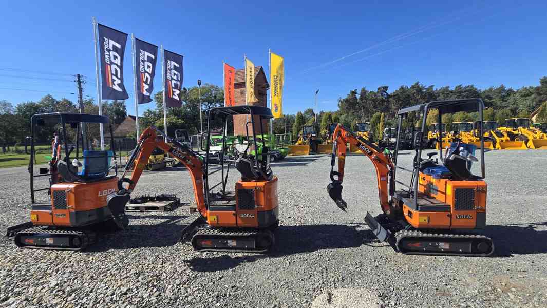 Minibagr LGCM LG12A 1,1 t Kubota +3 lžíce 20/40/80 - foto 2