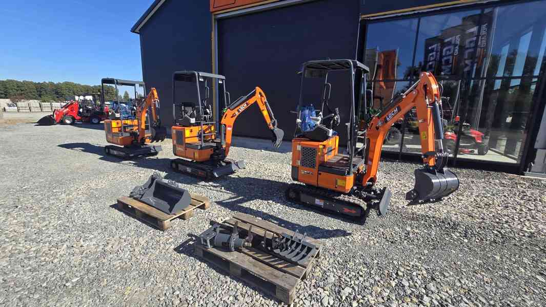 Minibagr LGCM LG12A 1,1 t Kubota +3 lžíce 20/40/80 - foto 7