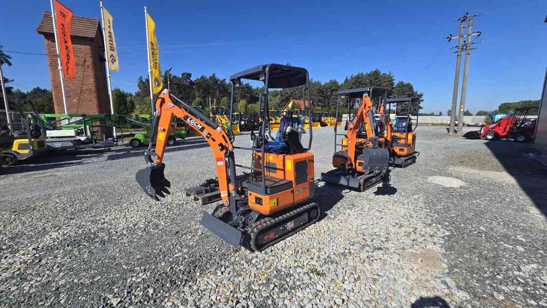 Minibagr LGCM LG12A 1,1 t Kubota +3 lžíce 20/40/80 - foto 6