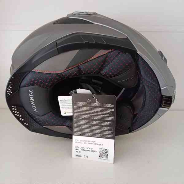 Silniční překlápěcí přilba LS2 Advant X - foto 4