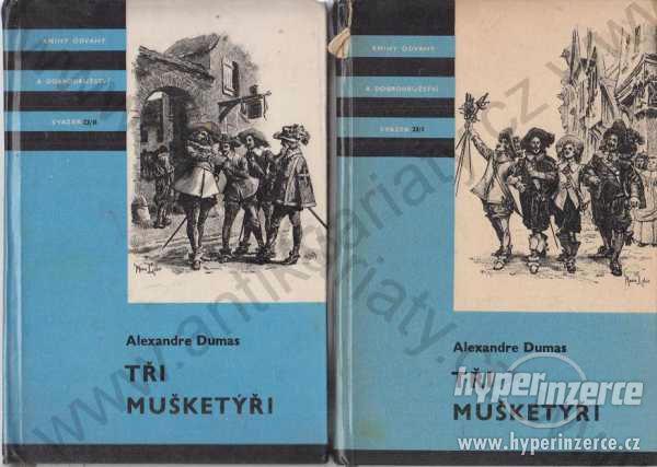 Tři mušketýři - 2 svazky Alexandre Dumas 1967 - foto 1