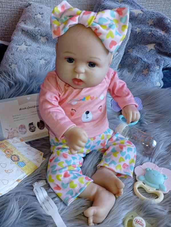 Realistická Reborn panenka miminko  - foto 2