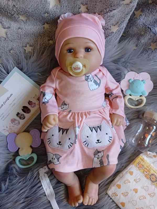 Realistická Reborn panenka miminko  - foto 4
