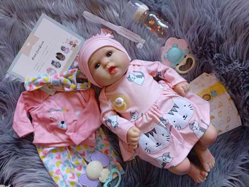 Realistická Reborn panenka miminko  - foto 5