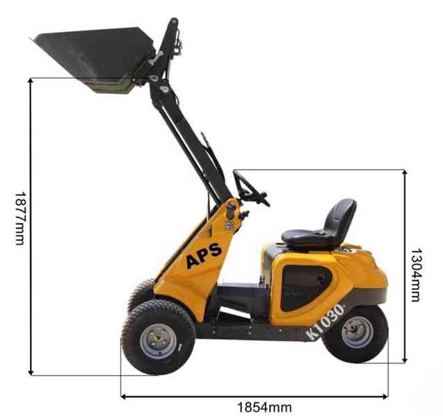 kolový mininakladač APS K1030 - foto 4