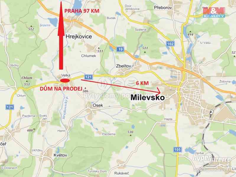 Prodej rodinného domu, Milevsko - Velká u Milevska - foto 2