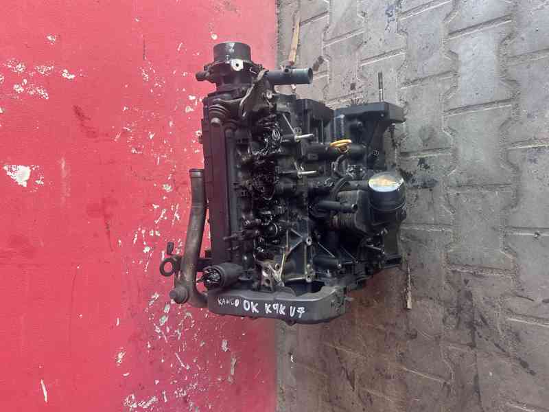 Motor 1,5 DCI 50KW K9K V7 Renault Kangoo holý - foto 1