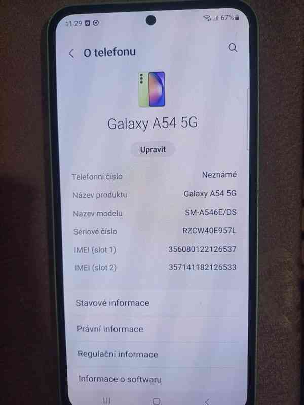 Prodám telefon Samsung A54 5 G 8gb/256gb - foto 3