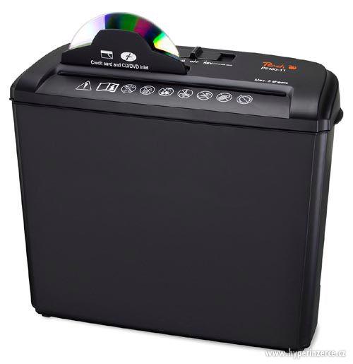 proužkový skartovací stroj PS400-11 (i pro CD a kreditky) - foto 1