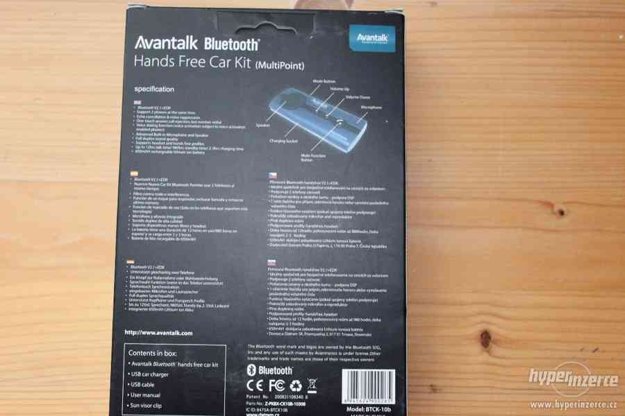 Bluetooth handsfree Avantalk BTCK-10b - foto 2