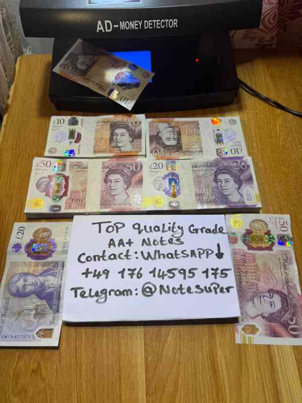  Buy Fake  British Pounds  -whatsapp +49 176 14595175