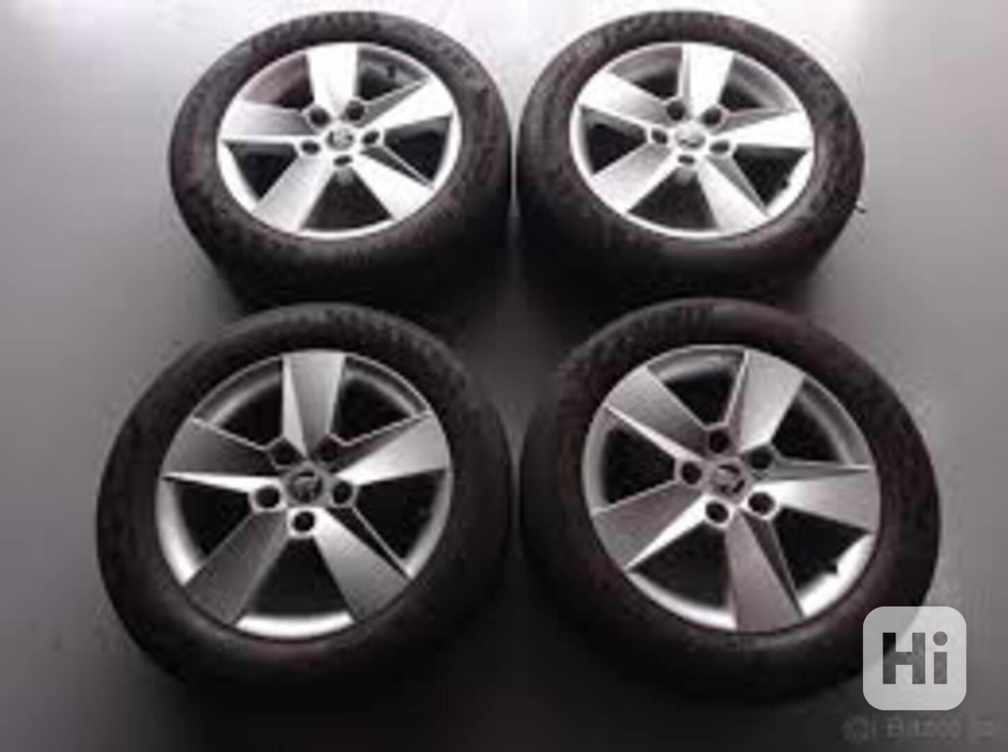 Alu kola originál Škoda 205/55 R16 Dunlop zimní sada - foto 1