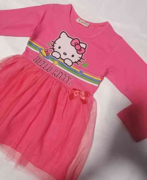 Dětské šaty Hello Kitty, s dl. rukávem, 4 vel.  - foto 4