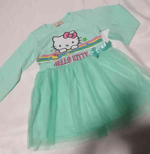 Dětské šaty Hello Kitty, s dl. rukávem, 4 vel.  - foto 11