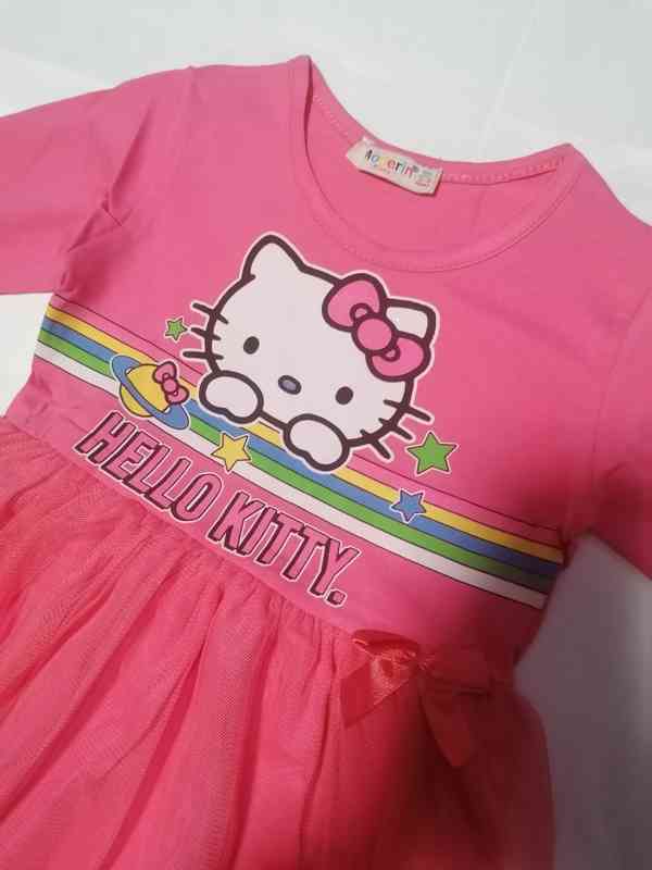 Dětské šaty Hello Kitty, s dl. rukávem, 4 vel.  - foto 5