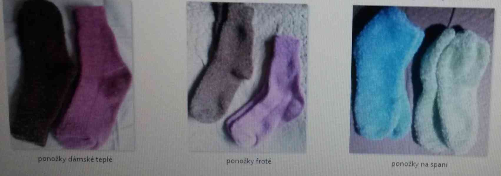 teplé dámské ponožky