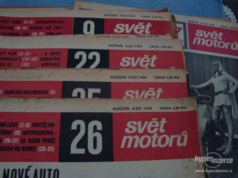 Časopisy "Svět motorů", r.1967,68,69,70, 76,77 - foto 6
