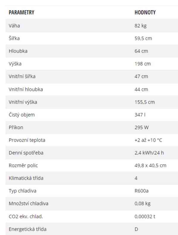 PROSKLENÁ LEDNICE FSC 1380 - foto 2