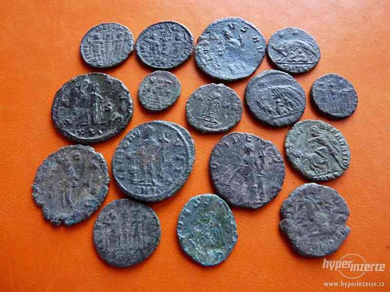 Antické mince - 16 ks - foto 2