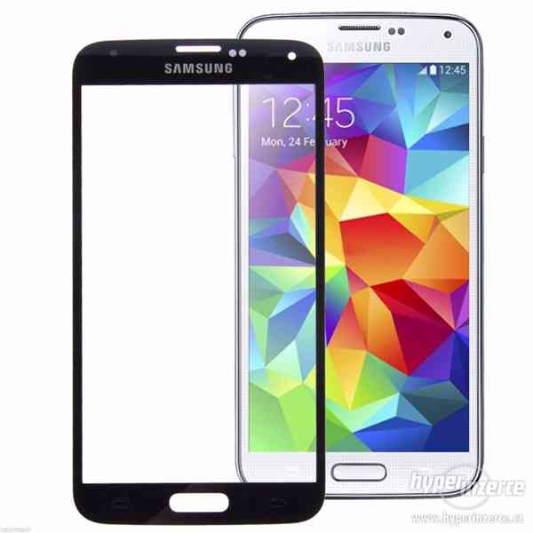 Dotykové Sklo Samsung Galaxy S5 G900 I9600 Černé, Bílé - foto 2