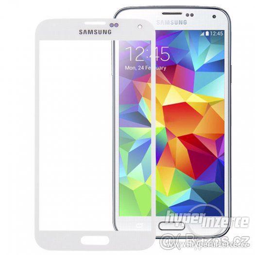 Dotykové Sklo Samsung Galaxy S5 G900 I9600 Černé, Bílé - foto 3