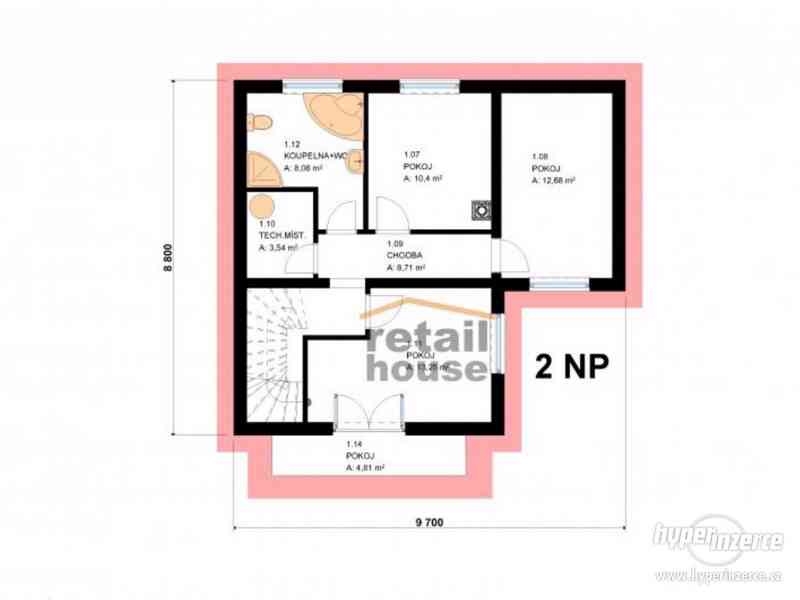 Rodinný dům Panda Flat. 5+kk, 118 m2 - foto 7