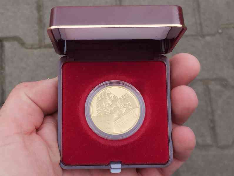 Zlatá mince Hrad Buchlov, PROOF + certifikát a etue - foto 11