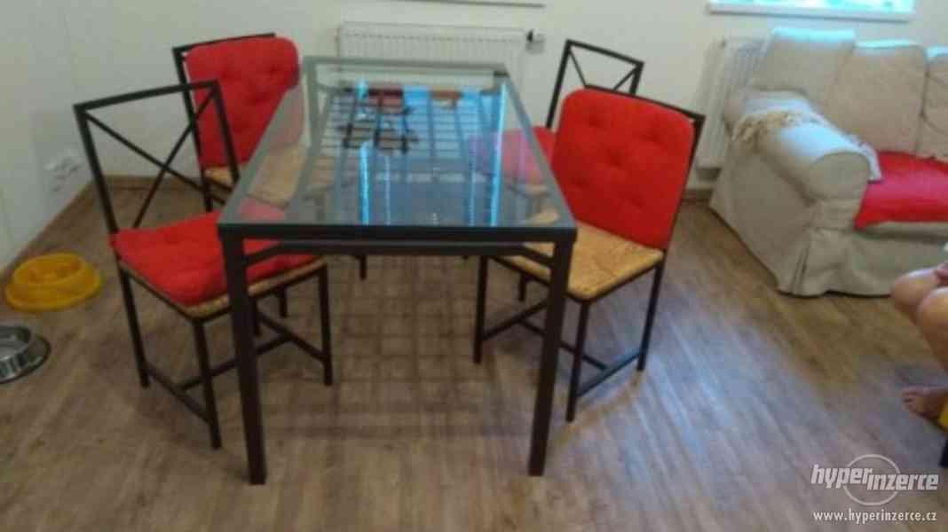 Jidelní stůl + 4 x židle - foto 2