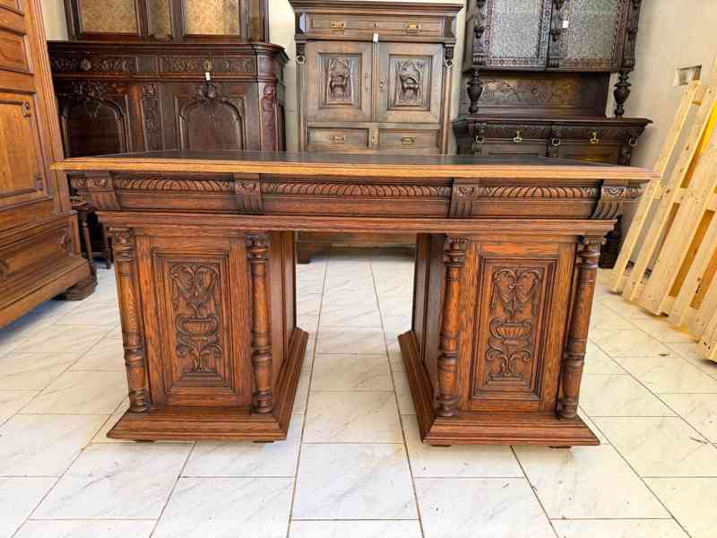 Starožitný pracovní stůl Henri II.  - foto 11