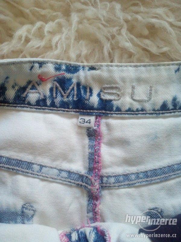 Riflová mini sukně zn. Amisu Jeans,vel.XS(34) - foto 4