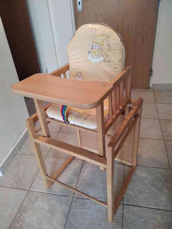 Dětská jídelní stolička - stolek