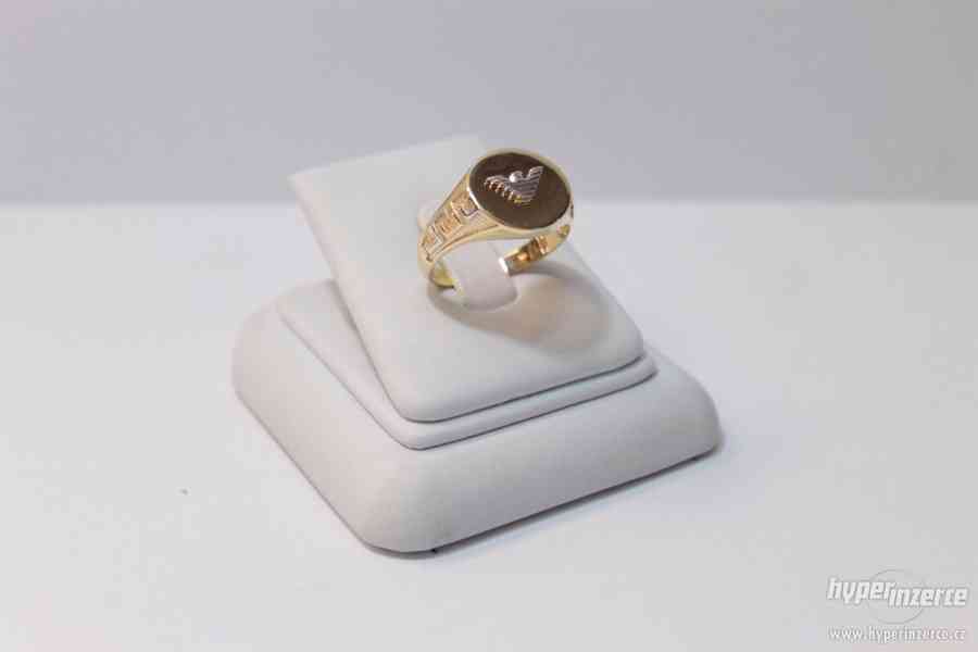Krásný nový zlatý prsten 4.52 g - foto 1
