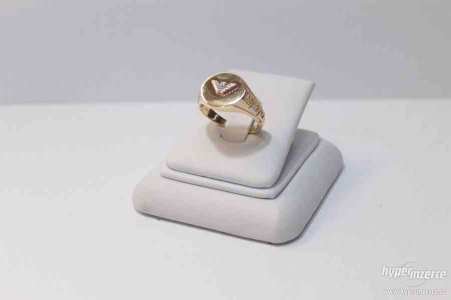 Krásný nový zlatý prsten 4.52 g - foto 2