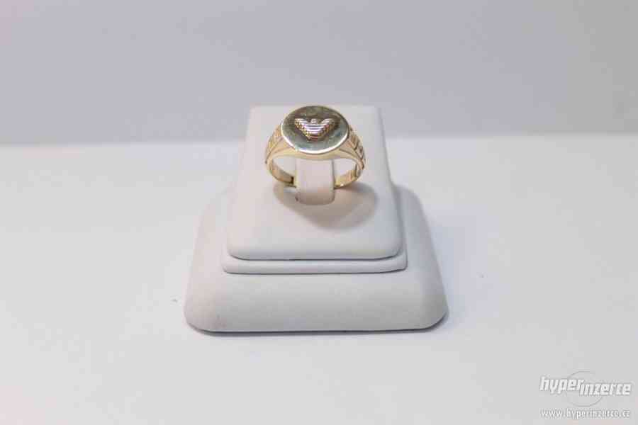 Krásný nový zlatý prsten 4.52 g - foto 3