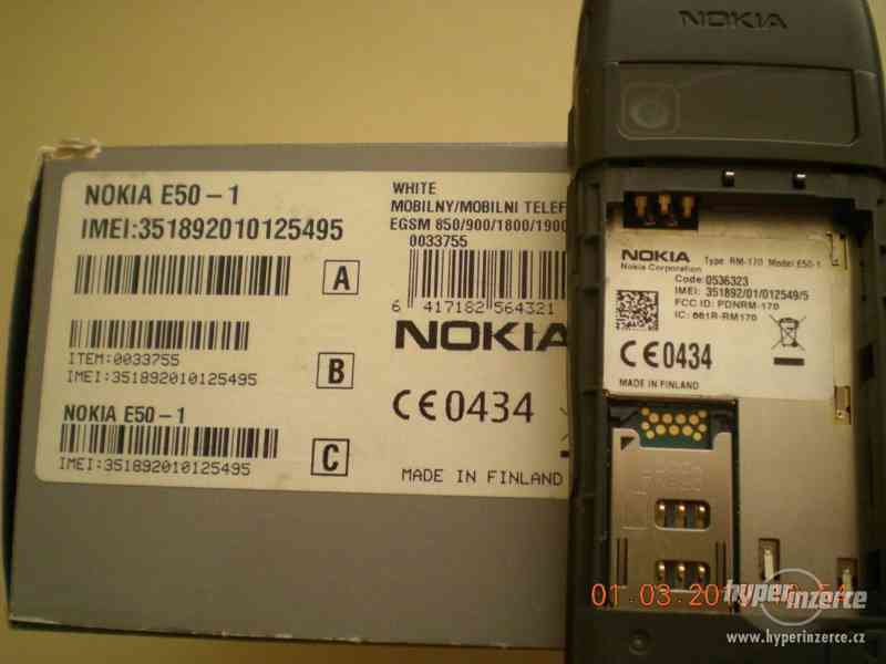Nokia E50 - mobilní telefony z r.2006 od 50,-Kč - foto 11