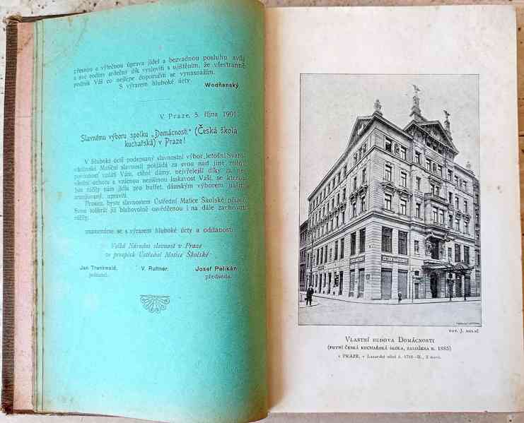 Starožitná Kuchařská kniha, spolek Domácnost, rok 1905 - foto 6