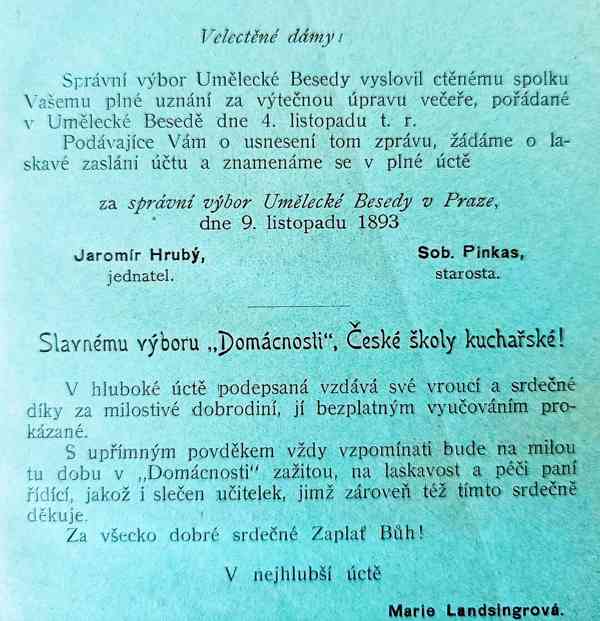 Starožitná Kuchařská kniha, spolek Domácnost, rok 1905 - foto 15