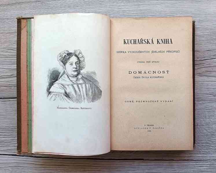 Starožitná Kuchařská kniha, spolek Domácnost, rok 1905 - foto 5