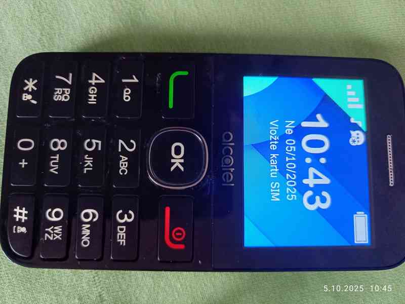 Prodám mob.TLAČÍTKOVÝ telefon Alcatel 2008G - foto 4